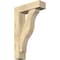 Ekena Millwork Funston Block Rough Sawn Bracket w/ Offset Brace, Douglas Fir, 6"W x 20"D x 32"H BKT0604X20X32FST05RDF - alternate 1